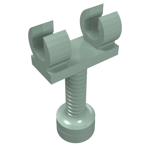 Bar 2L with 2 Clips and Top Stud Holder (Skeleton Leg Dementor Stand)