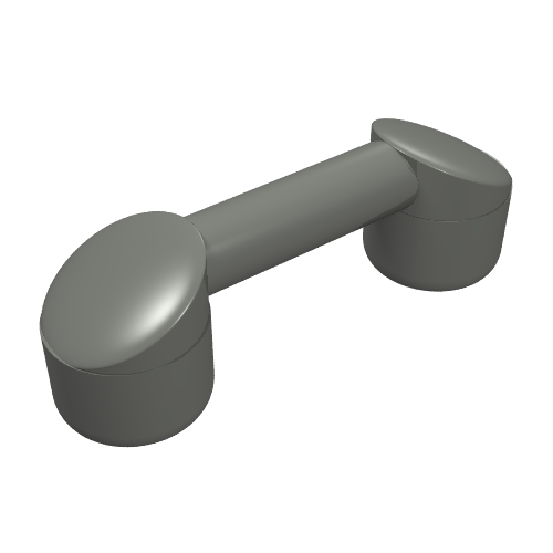 Bar 1 x 3 with 2 Stud Receptacles (Radio Handle / Telephone Handset)